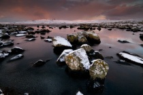 Shetland lochan mid winter