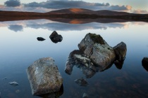 Reflections in Shetland lochan